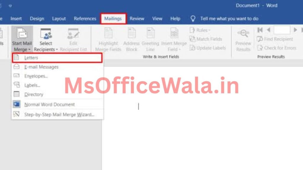 Mail Merge