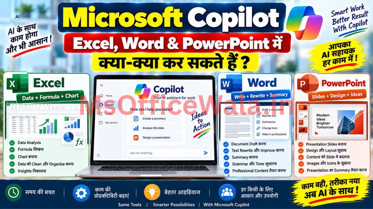 Microsoft Copilot excel word
